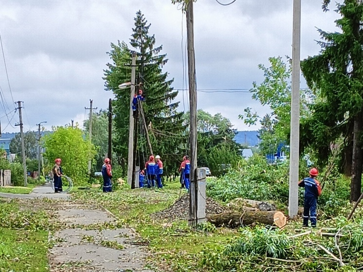 В пензенском Никольске после урагана ввели режим ЧС