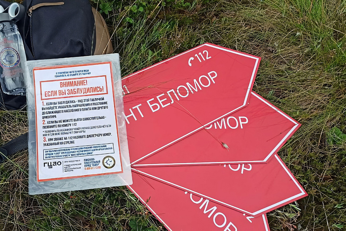Заблудившимся в лесах Архангельской области помогут специальные знаки-указатели