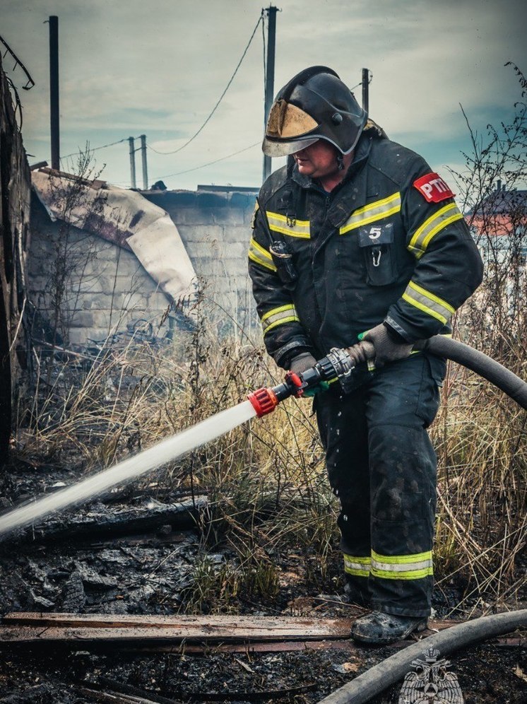 Произошел пожар в Миловидово