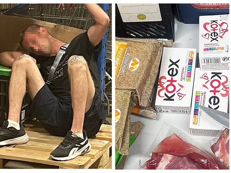  Вооруженный житель Новосибирска пытался украсть в магазине женские тампоны