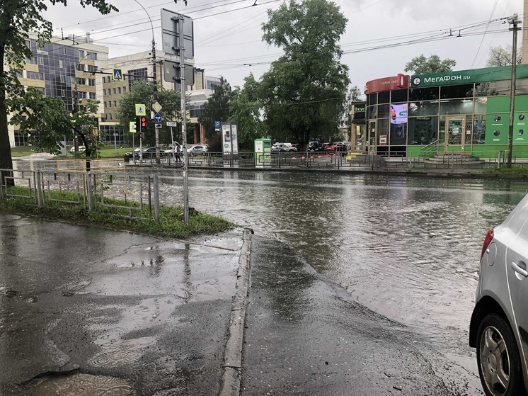 Почти месячная норма осадков выпала за три дня в Вологде