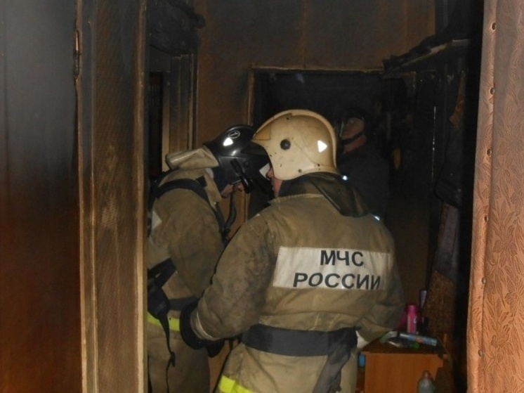 В Клину строители спасли пенсионерку во время пожара