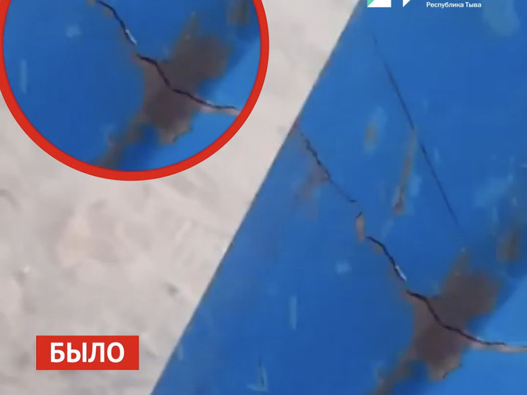 Жители Кызыла обнаружили опасную для жизни детскую  качелю