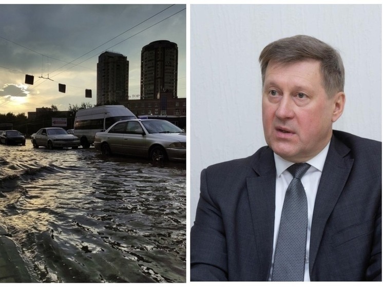 Мэр Новосибирска Анатолий Локоть потребовал усилить водоотведение с улиц в период дождей