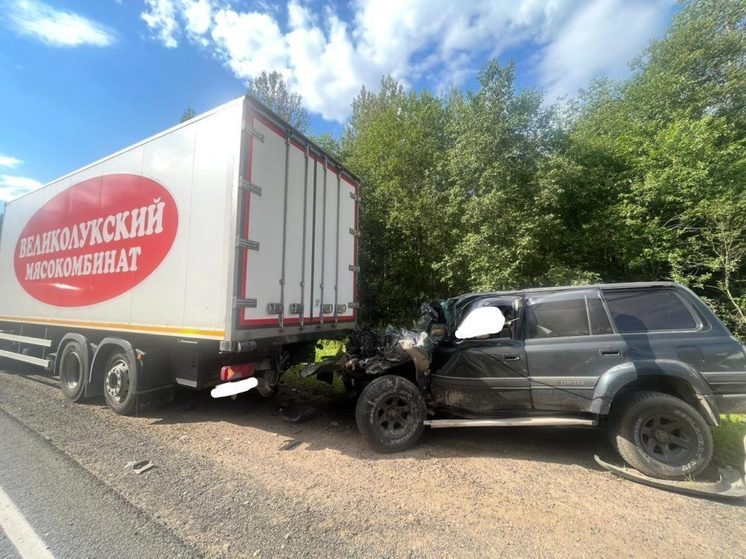 В Тверской области иномарка врезалась в стоящую фуру: водитель погиб