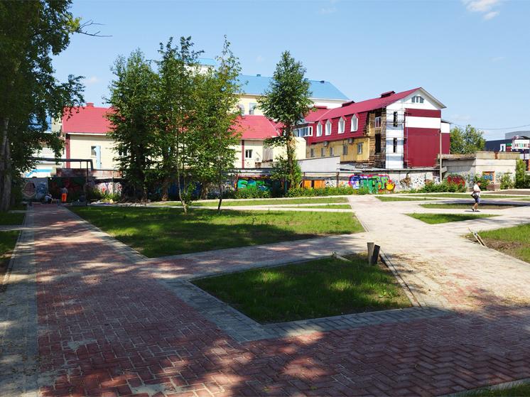 В Томске выполнено более 70% работ по благоустройству скверов
