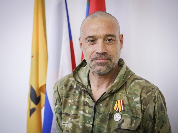 Жителя Рыбинска наградили медалью «За участие в СВО»