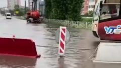 Из-за мощных ливней столица Бурятии превратилась в Венецию: видео