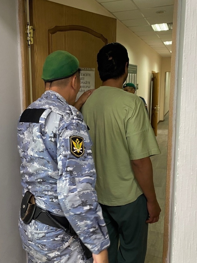 Судебные приставы Тувы выдворили  нелегального мигранта