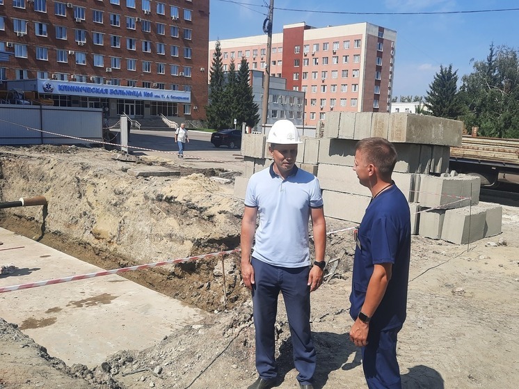 В Пензе на территории Клинической больницы №6 идет строительство корпуса под ангиограф