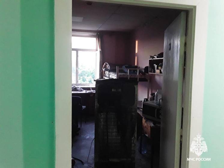 В общежитии УГНТУ в Уфе произошел пожар