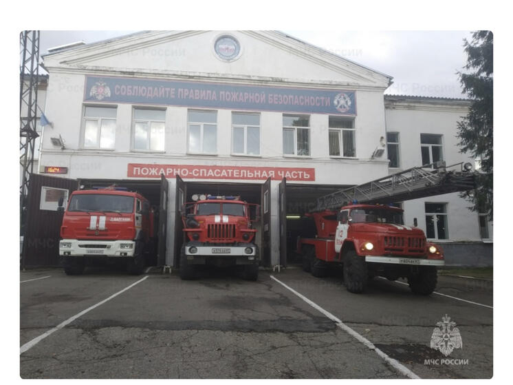 В Вязьме загорелась квартира