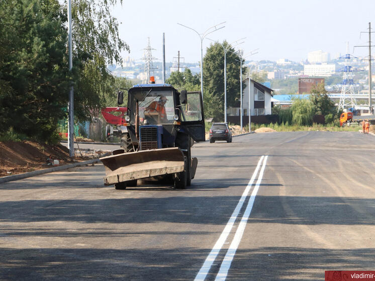Во Владимире открыли движение на примыкании Юбилейной к Рпенскому проезду