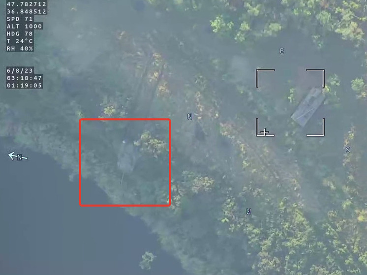 Т-72М1 ВСУ утонул вместе с экипажем в речке Мокрые Ялы