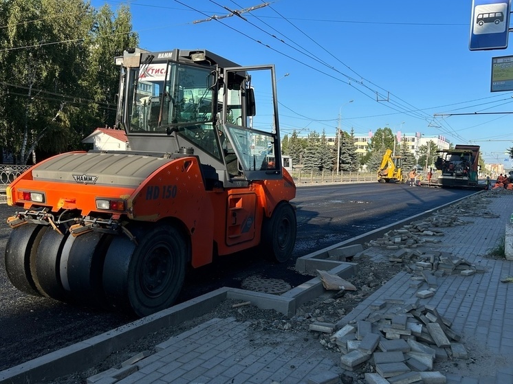 Ремонт центральных улиц продолжается в Йошкар-Оле