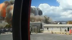 Мощный взрыв в порту Турции попал на видео: поднялся столб дыма