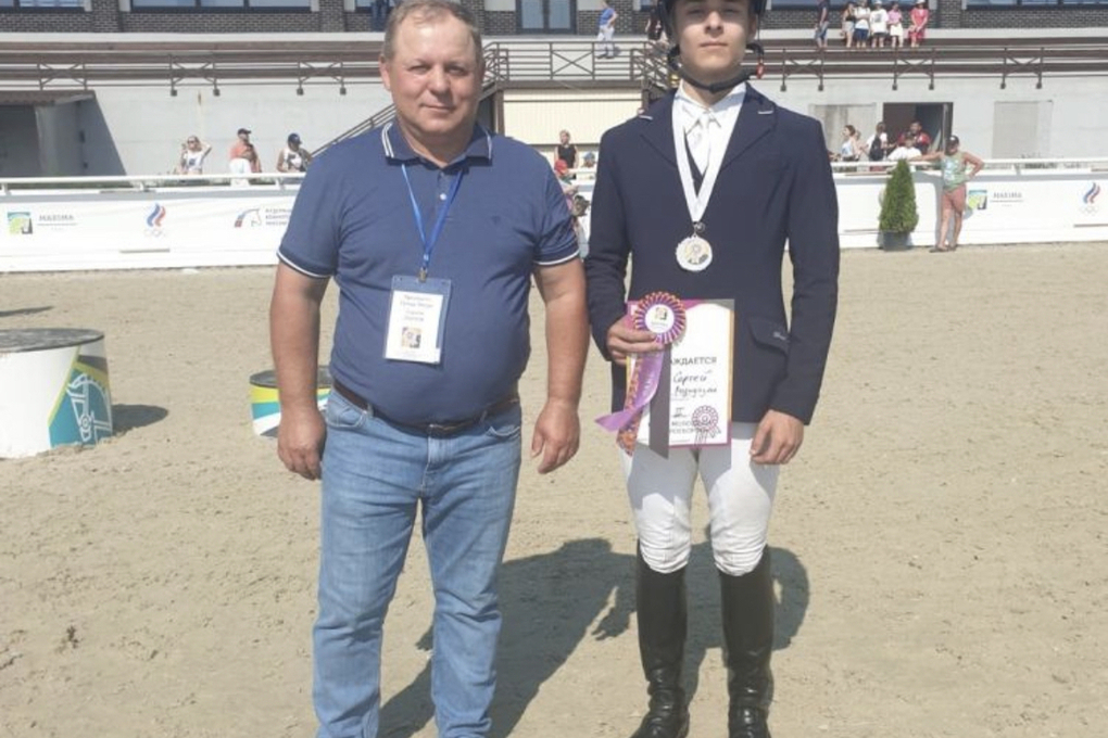 The rider from Orel won silver at the All-Russian competitions