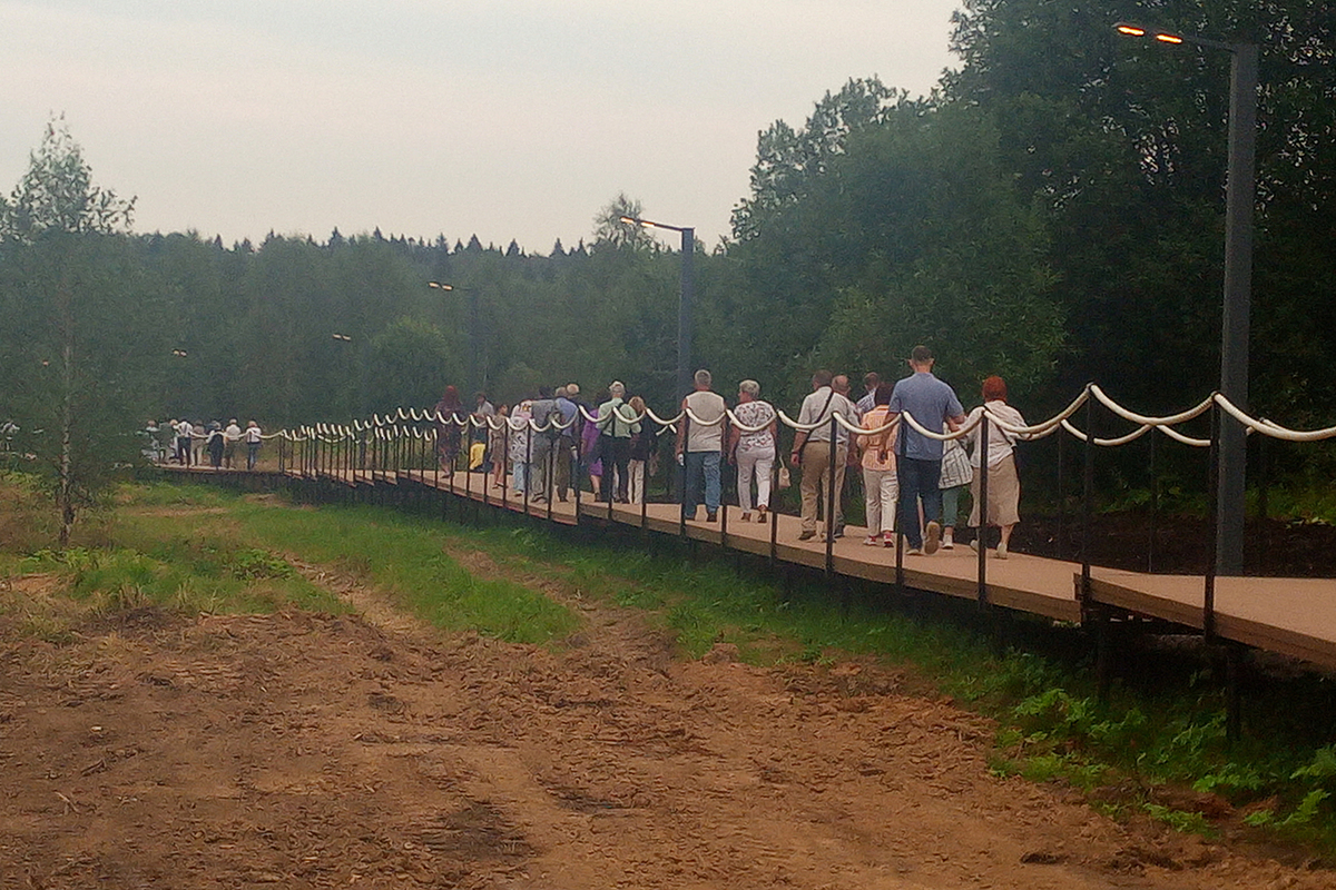 The long-awaited path to the "monument of federal significance" was opened in the Moscow region