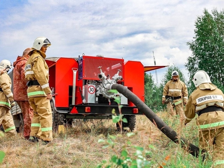 В Пуровском районе добровольцы готовы помочь пожарным потушить огонь в лесах