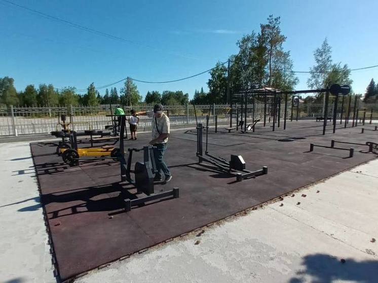 В Горном районе Якутии в рамках народной программы ввели спортивную площадку