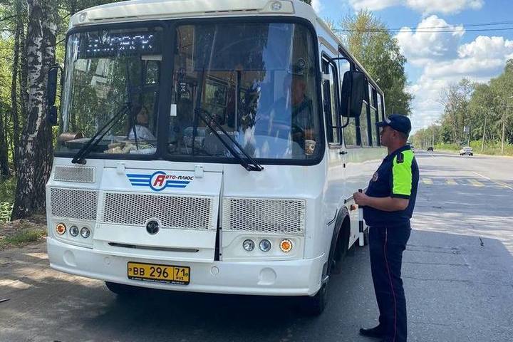 24 водителя автобуса в Тульской области привлекли к ответственности за нарушения правил перевозки