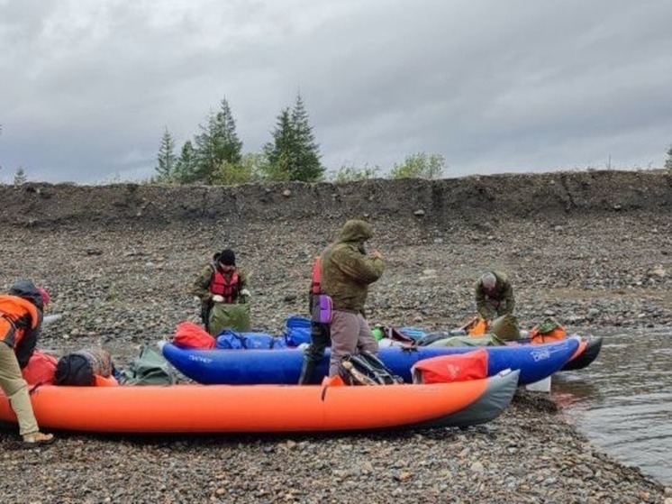 Сплав по реке Малый Анюй совершили члены Билибинского отделения РГО