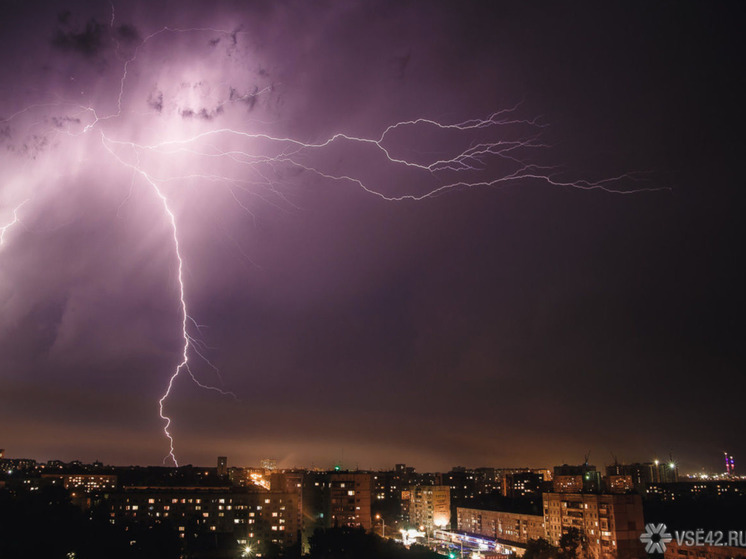 Штормовое предупреждение объявлено в Кузбассе