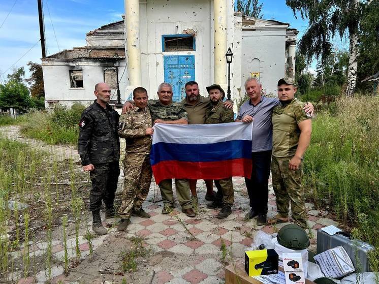Орловские бойцы третьего армейского корпуса получили груз от земляков