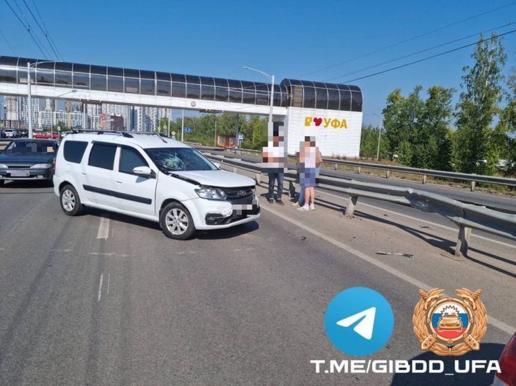 В Уфе водитель попал в ДТП из-за проблем со здоровьем