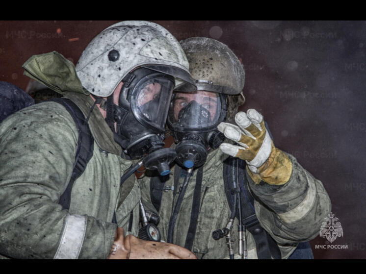 В Рославле произошел пожар