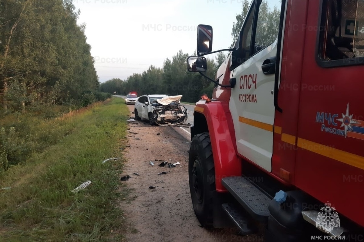 Авария со смертельным исходом произошла на трассе Кострома – Красное-на-Волге