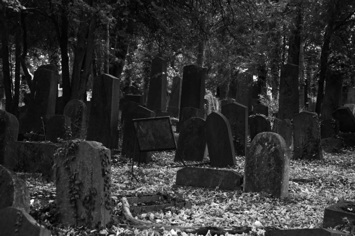 В Краснодаре иномарка врезалась в забор кладбища и разнесла могилу