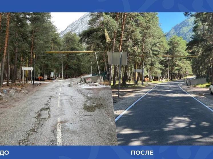 В КБР завершили ремонт дороги к альплагерям «Шхельда» и «Джантуган»