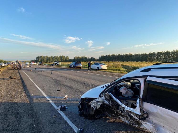 Один человек погиб и трое пострадали в массовом ДТП в Скопинском районе