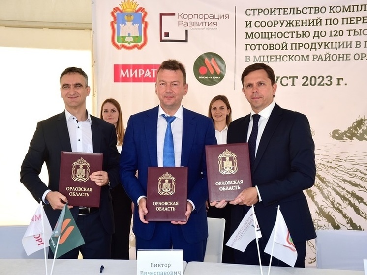 Орловский проект по глубокой переработке картофеля привлек еще 5,7 млрд рублей