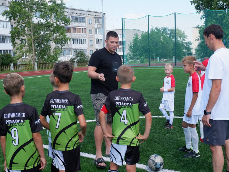 В Соликамске построен новый межшкольный стадион