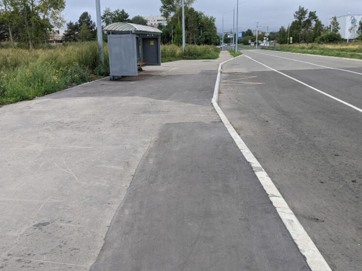 Строительство дороги до городской набережной закончилось в Комсомольске-на-Амуре