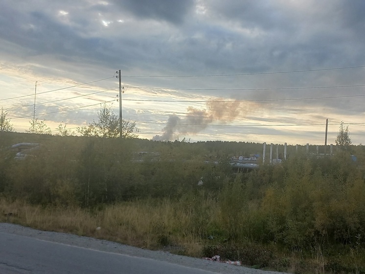 «Дышать нечем»: в Лабытнанги снова загорелась городская свалка