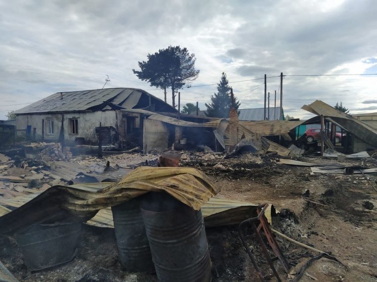 Жительницу Омской области признали виновной в пожаре, уничтожившем четыре дома