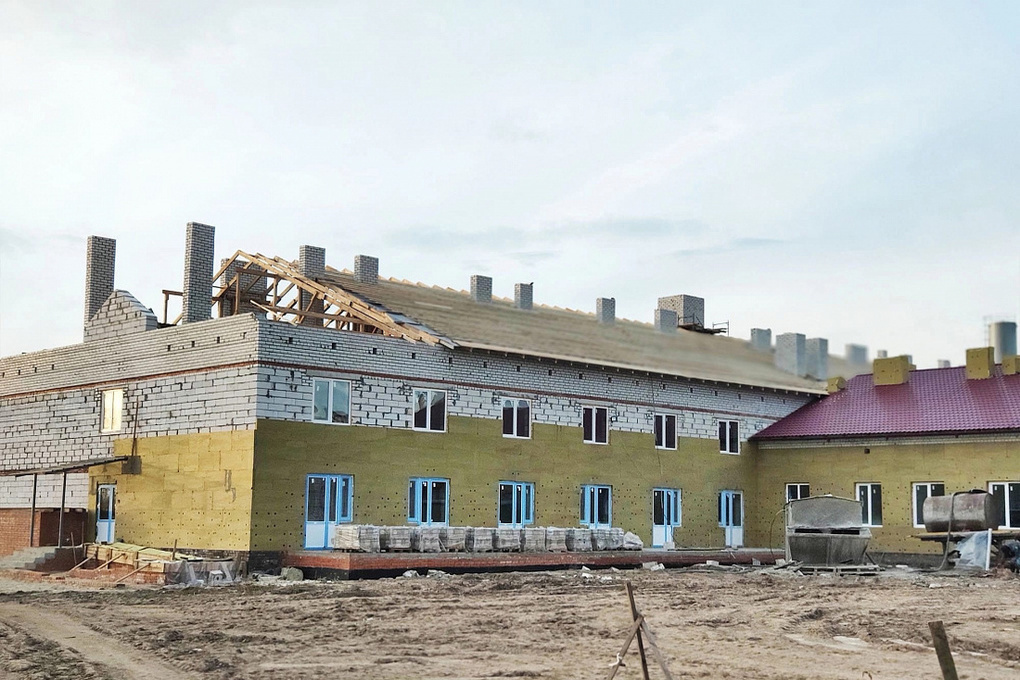 В Курской области за 487 млн рублей строят дом-интернат для престарелых и инвалидов