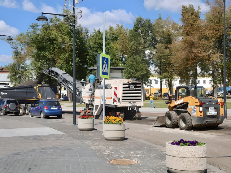 В Серпухове обновляется рекордное количество дорог