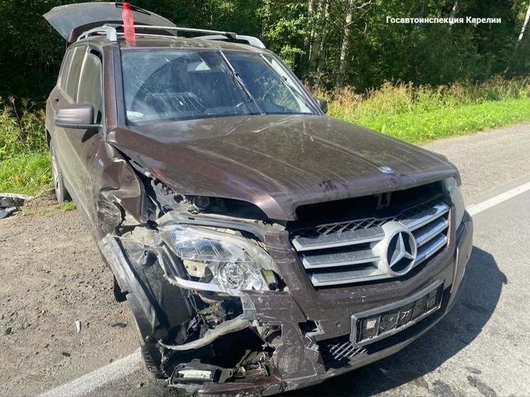 Автомобилист в Карелии въехал в дорогой внедорожник и травмировал его водителя