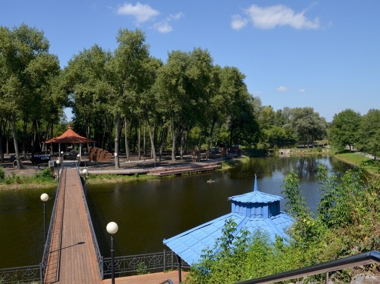 В Грайвороне Белгородской области продолжают благоустраивать парк «Петровская круча»