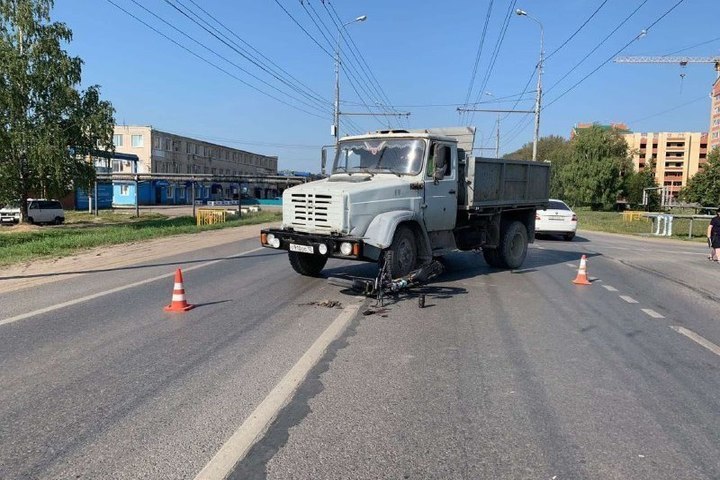 В пригороде Йошкар-Олы грузовик сбил велосипедиста