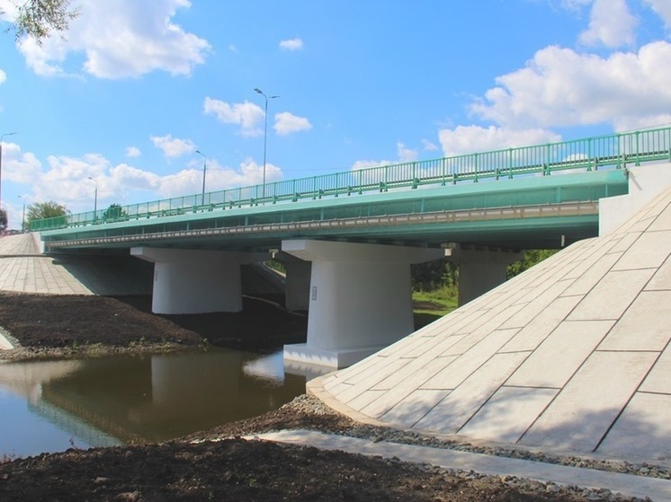 В Орловской области отремонтировали мост через реку Ицку