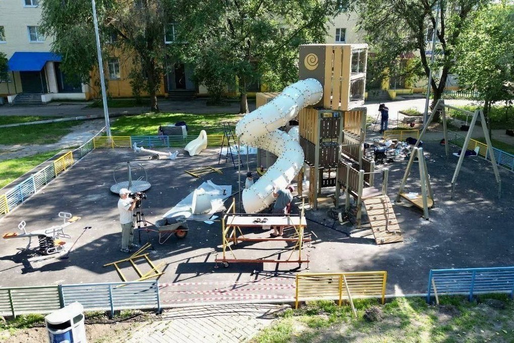 В Серпухове в поселке Большевик появится еще одна детская площадка