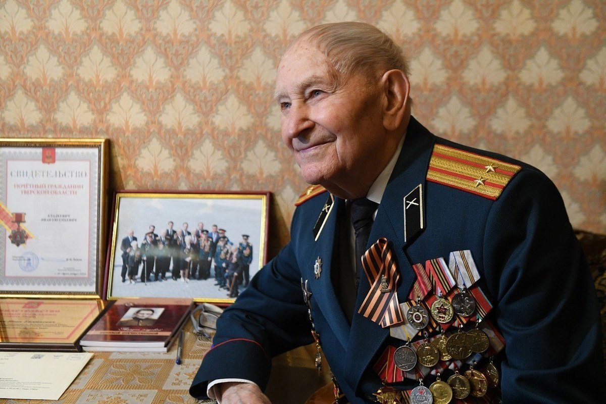 В Твери 99 лет исполнилось участнику Ржевской битвы Ивану Кладкевичу
