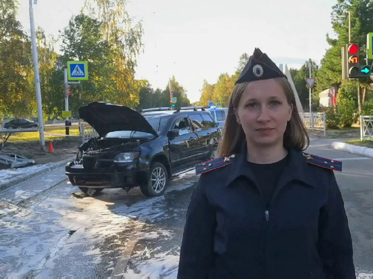 В Надыме водитель перевернувшейся иномарки попал в больницу