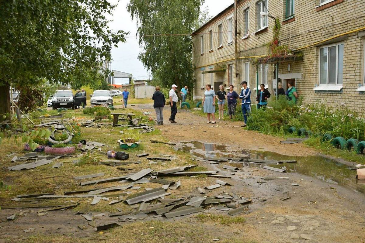 Новый ураган: в Пензенской области от непогоды пострадало село Лопатино
