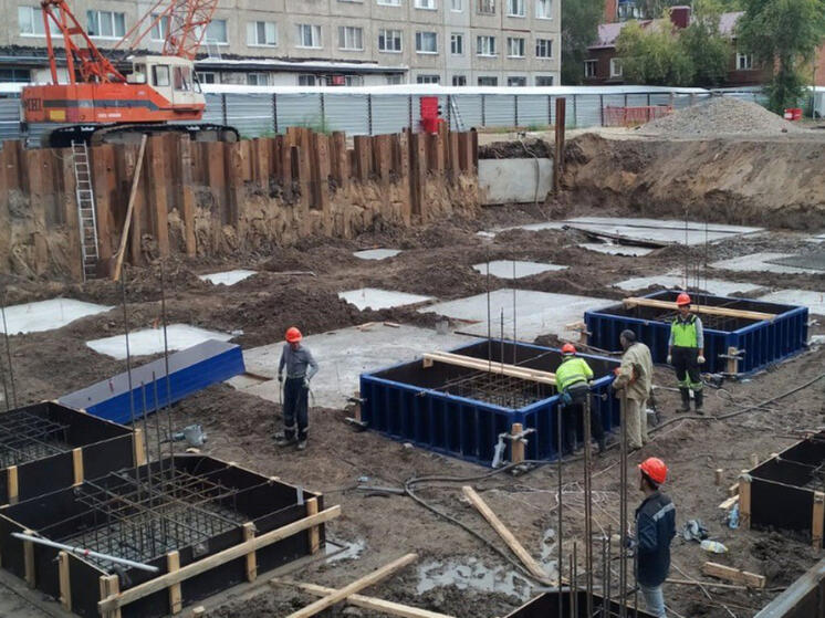 В омском поселке Восточный начали строить поликлинику